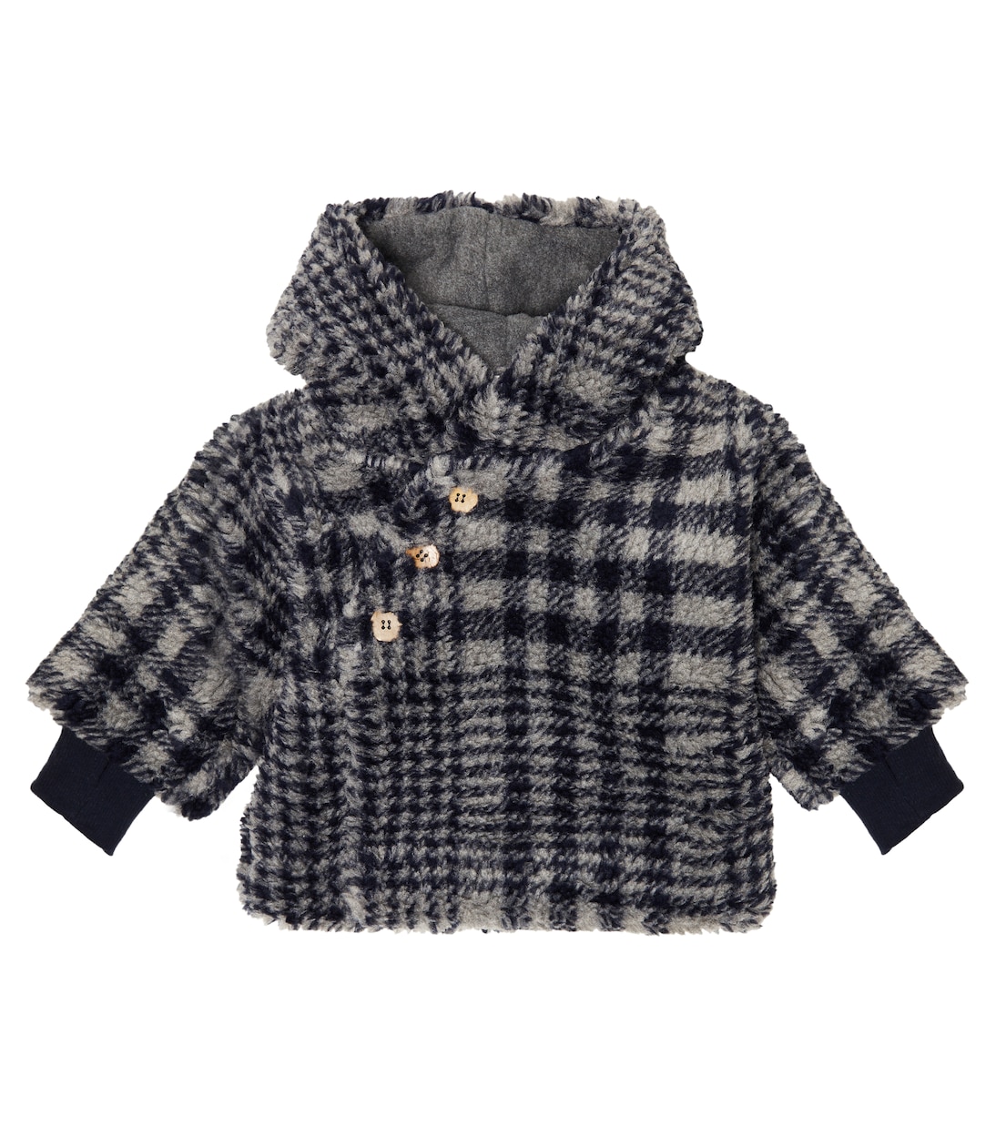 Клетчатая плюшевая куртка с капюшоном Бэби Итан 1 + in the Family, темно-синий
Клетчатая плюшевая куртка с капюшоном Бэби Итан 1 + in the Family, темно-синий