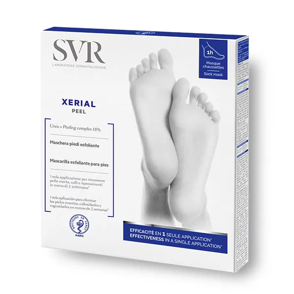 Отшелушивающая маска для ног Xerial Peel Masque Pieds Laboratoires Svr, 1 UD
Отшелушивающая маска для ног Xerial Peel Masque Pieds Laboratoires Svr, 1 UD