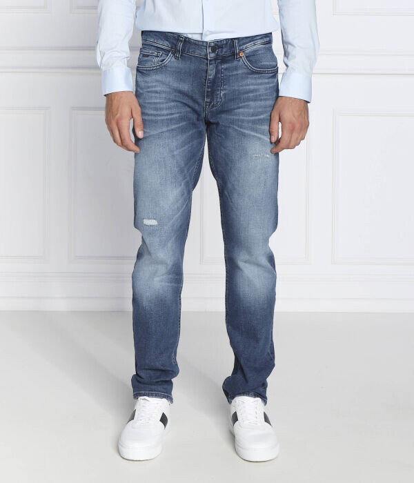 Джинсы мужские Boss Orange с эффектом потертости, синий
Джинсы мужские Boss Orange с эффектом потертости, синий