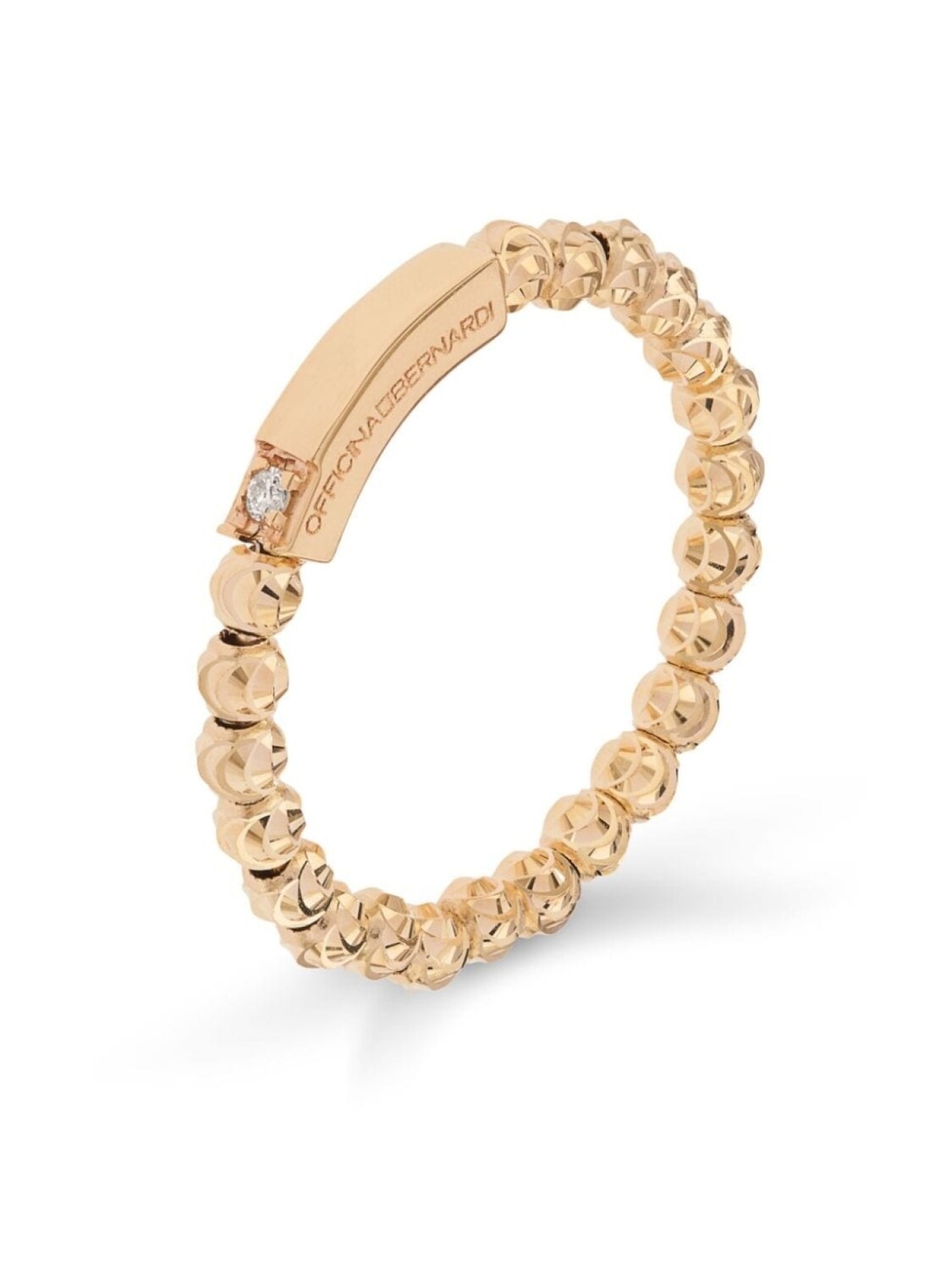 Кольцо Moon из желтого золота с бриллиантами Officina Bernardi, золотой 
Кольцо Moon из желтого золота с бриллиантами Officina Bernardi, золотой