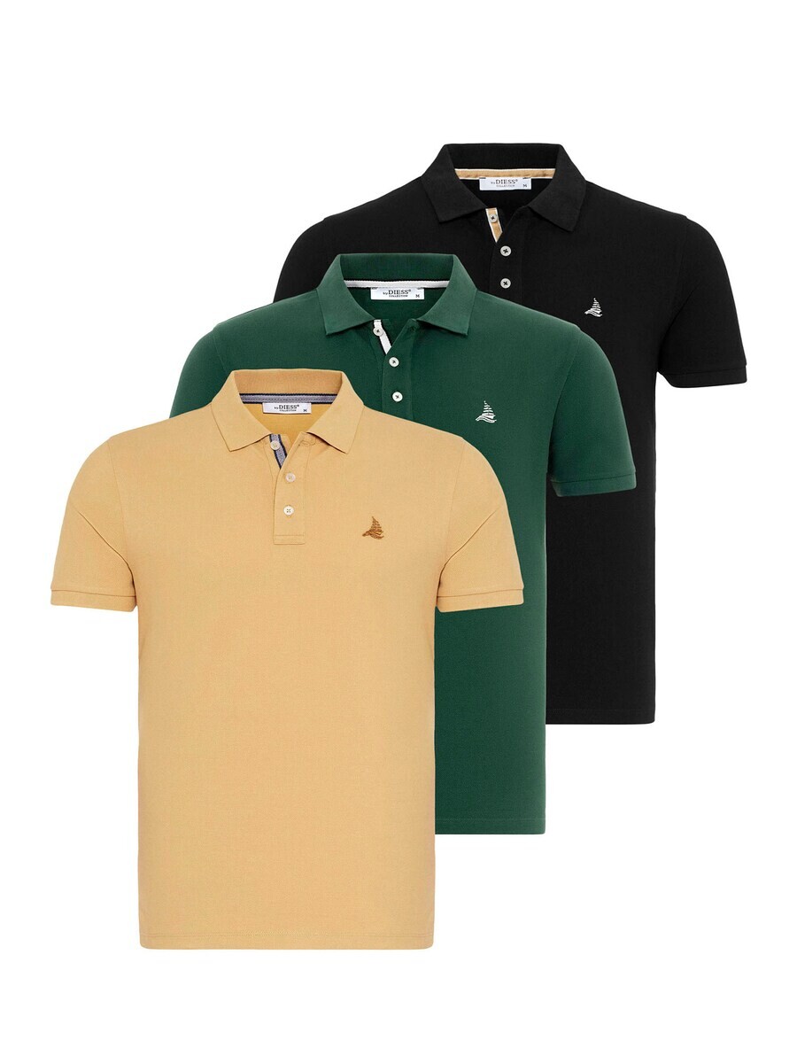 Футболка By Diess Collection, желтый/зеленый/черный 
Футболка By Diess Collection, желтый/зеленый/черный