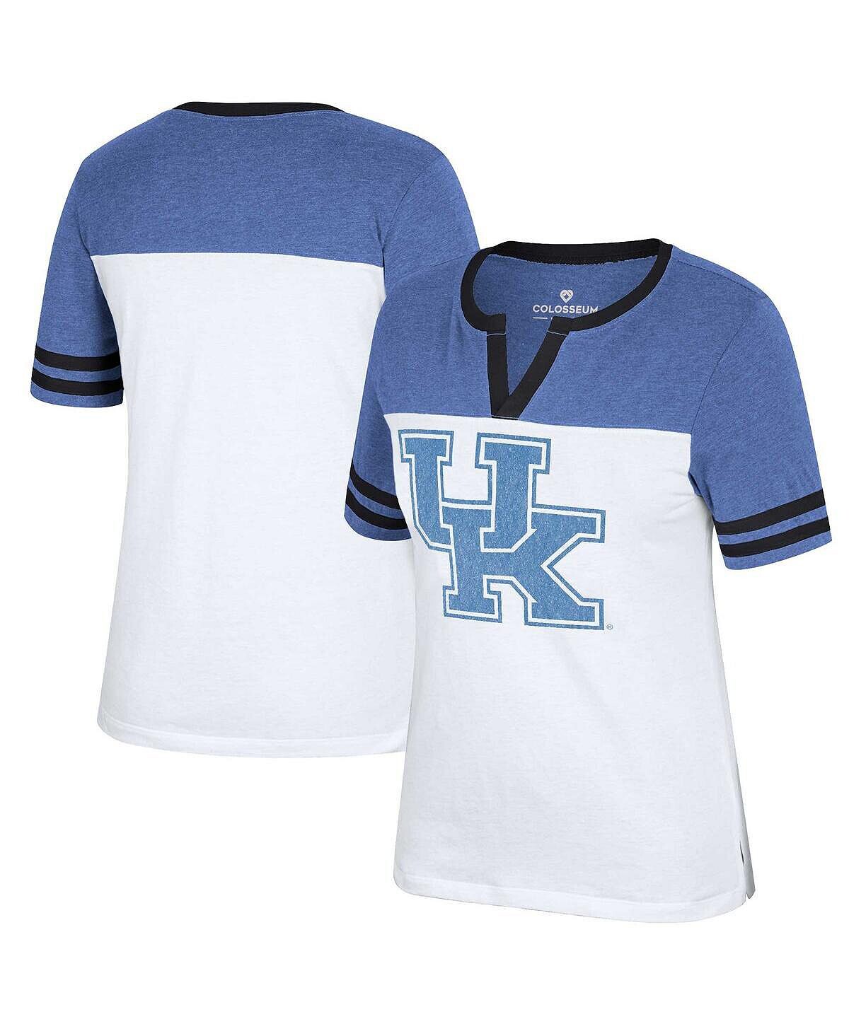 Женская белая футболка Heather Royal Kentucky Wildcats Frost Yourself с вырезом в горловине Colosseum
Женская белая футболка Heather Royal Kentucky Wildcats Frost Yourself с вырезом в горловине Colosseum