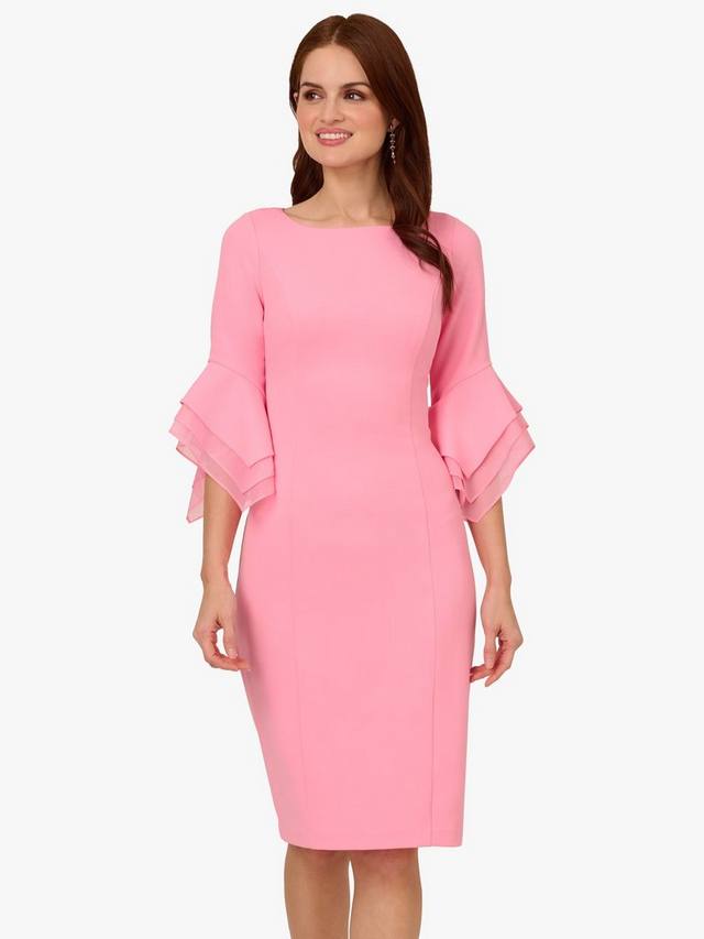 Трикотажное платье-футляр из крепа Adrianna Papell, светло-розовый
Трикотажное платье-футляр из крепа Adrianna Papell, светло-розовый