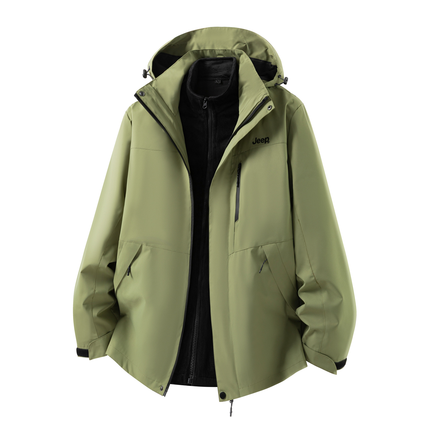 Jeep Куртка из коллекции Leisure Unisex, Pine Green (Fleece Liner+Shell Clothing Sets)
Jeep Куртка из коллекции Leisure Unisex, Pine Green (Fleece Liner+Shell Clothing Sets)