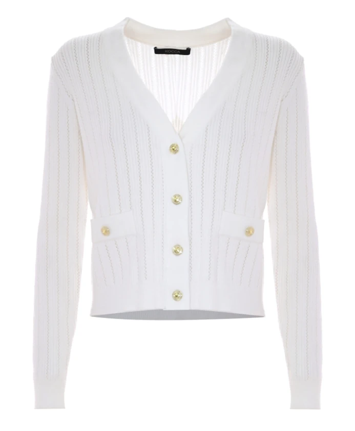 Стильный кардиган с карманами Kocca, белый
Стильный кардиган с карманами Kocca, белый