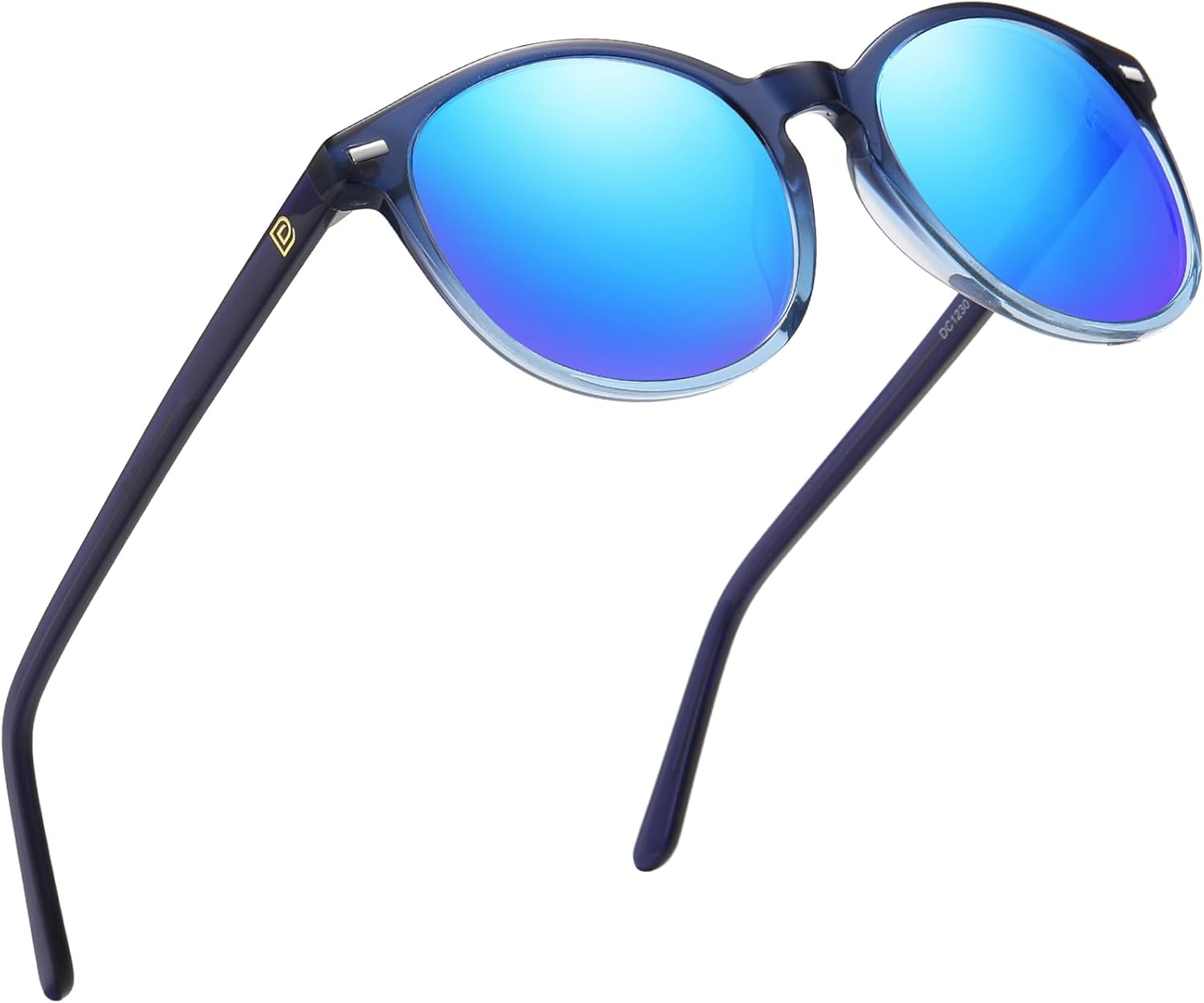 Женские поляризованные солнцезащитные очки DUCO, ретро-круглые женские солнцезащитные очки, классический винтаж, защита от УФ-излучения UV400, модель DC1230, Catalina Blue Frame Revo Blue Lens
Женские поляризованные солнцезащитные очки DUCO, ретро-круглые женские солнцезащитные очки, классический винтаж, защита от УФ-излучения UV400, модель DC1230, Catalina Blue Frame Revo Blue Lens