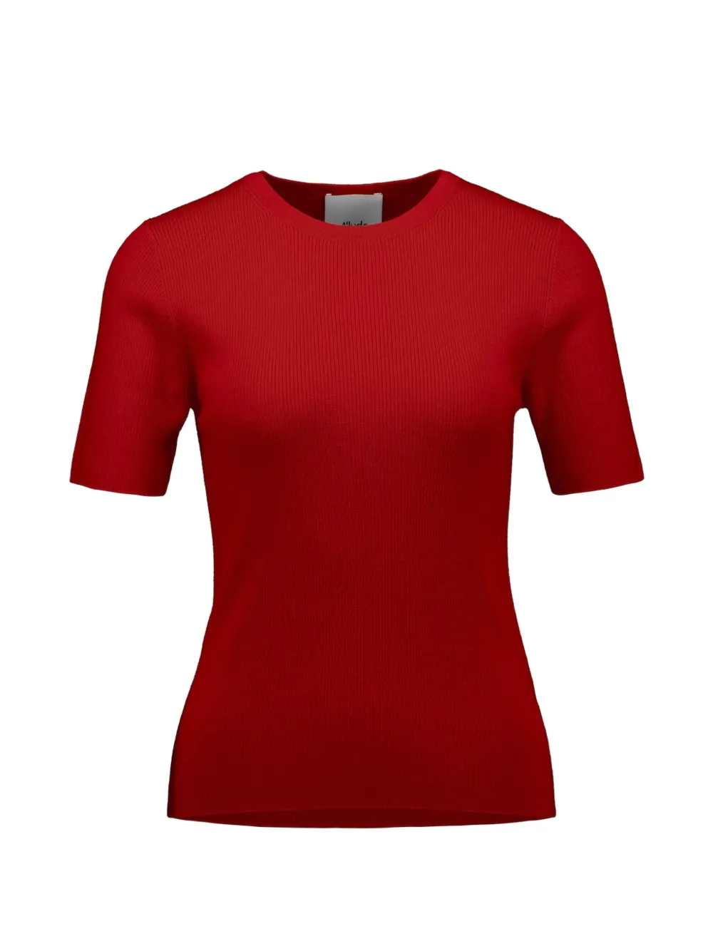 Ребристый свитер с короткими рукавами Allude, красный
Ребристый свитер с короткими рукавами Allude, красный