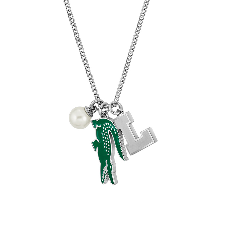LACOSTE Стальное ожерелье Unisex Silver/Green 2040453
LACOSTE Стальное ожерелье Unisex Silver/Green 2040453