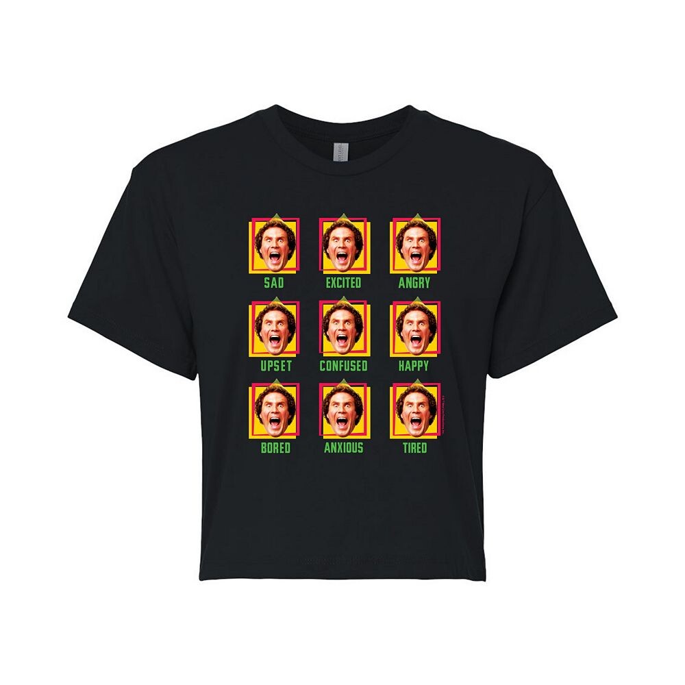 Укороченная футболка Juniors' Elf Faces Of Buddy Licensed Character, черный
Укороченная футболка Juniors' Elf Faces Of Buddy Licensed Character, черный