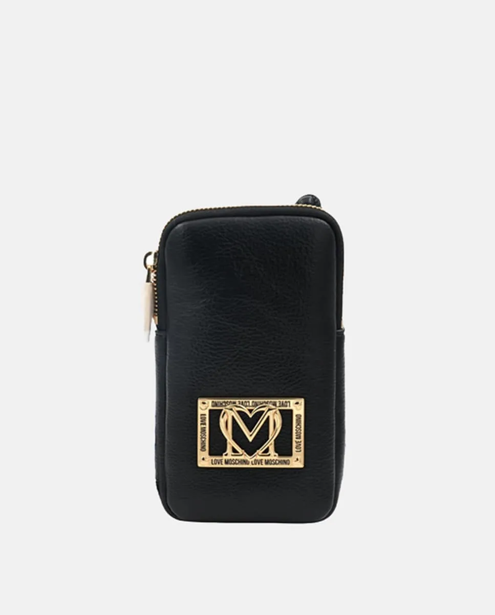 Чехол для мобильного телефона черного цвета с застежкой-молнией Love Moschino
Чехол для мобильного телефона черного цвета с застежкой-молнией Love Moschino