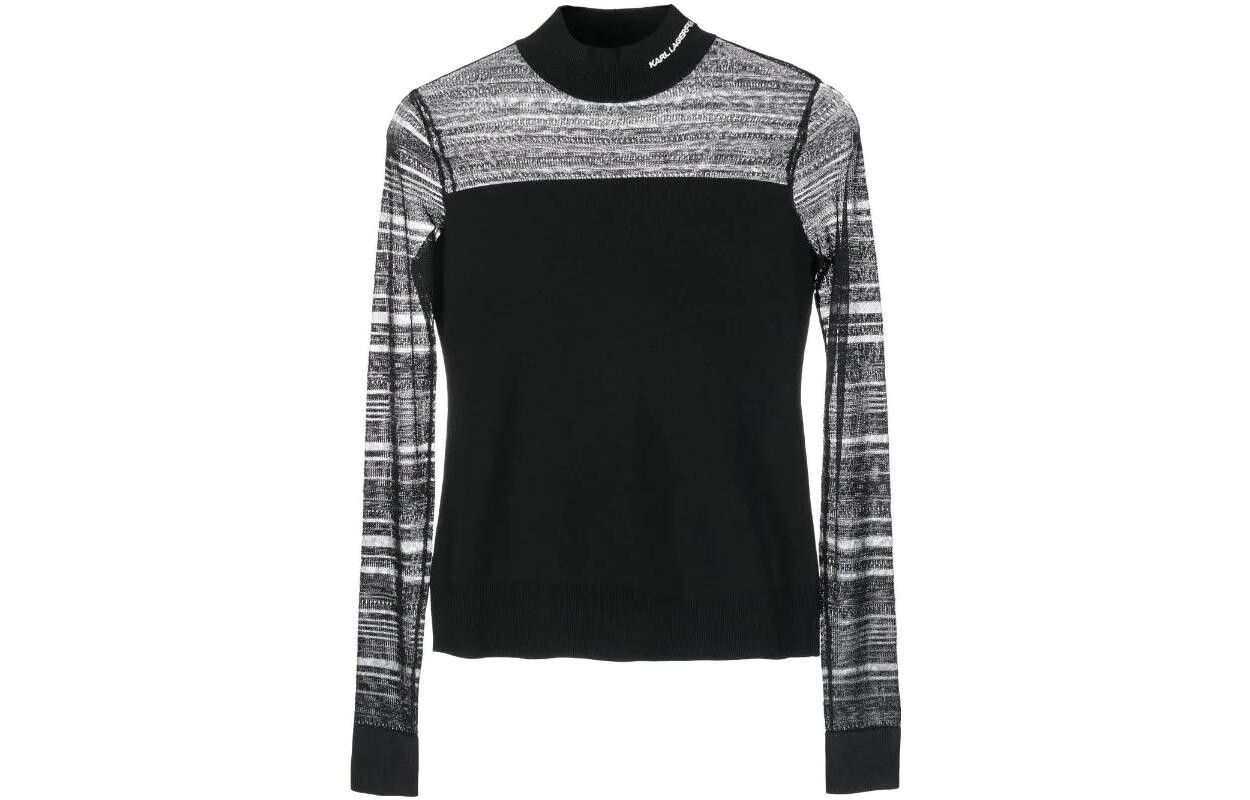 Топ с вышитым логотипом и воротником-стойкой Karl Lagerfeld
Топ с вышитым логотипом и воротником-стойкой Karl Lagerfeld