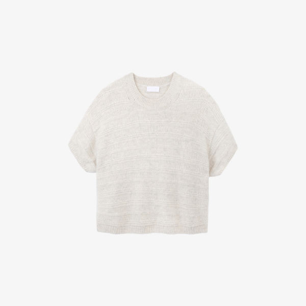 Топ текстурированный The White Company, бело-серый
Топ текстурированный The White Company, бело-серый