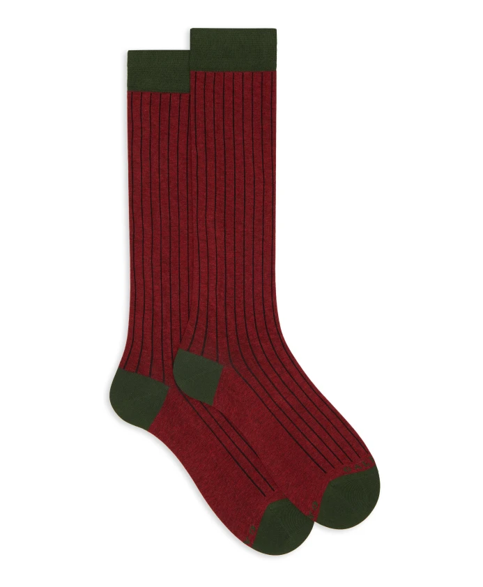 Длинные ребристые хлопковые носки Gallo, мультиколор
Длинные ребристые хлопковые носки Gallo, мультиколор