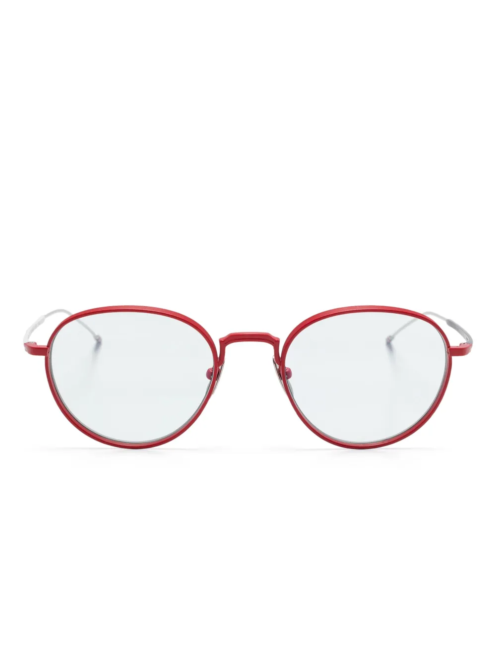 Очки в круглой оправе Thom Browne Eyewear, белый
Очки в круглой оправе Thom Browne Eyewear, белый