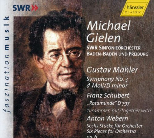 CD диск Mahler / Schubert / Webern / Gielen / Kallisch: Symphony 3 D minor / 6 Pieces for Orchestra Op 6
CD диск Mahler / Schubert / Webern / Gielen / Kallisch: Symphony 3 D minor / 6 Pieces for Orchestra Op 6