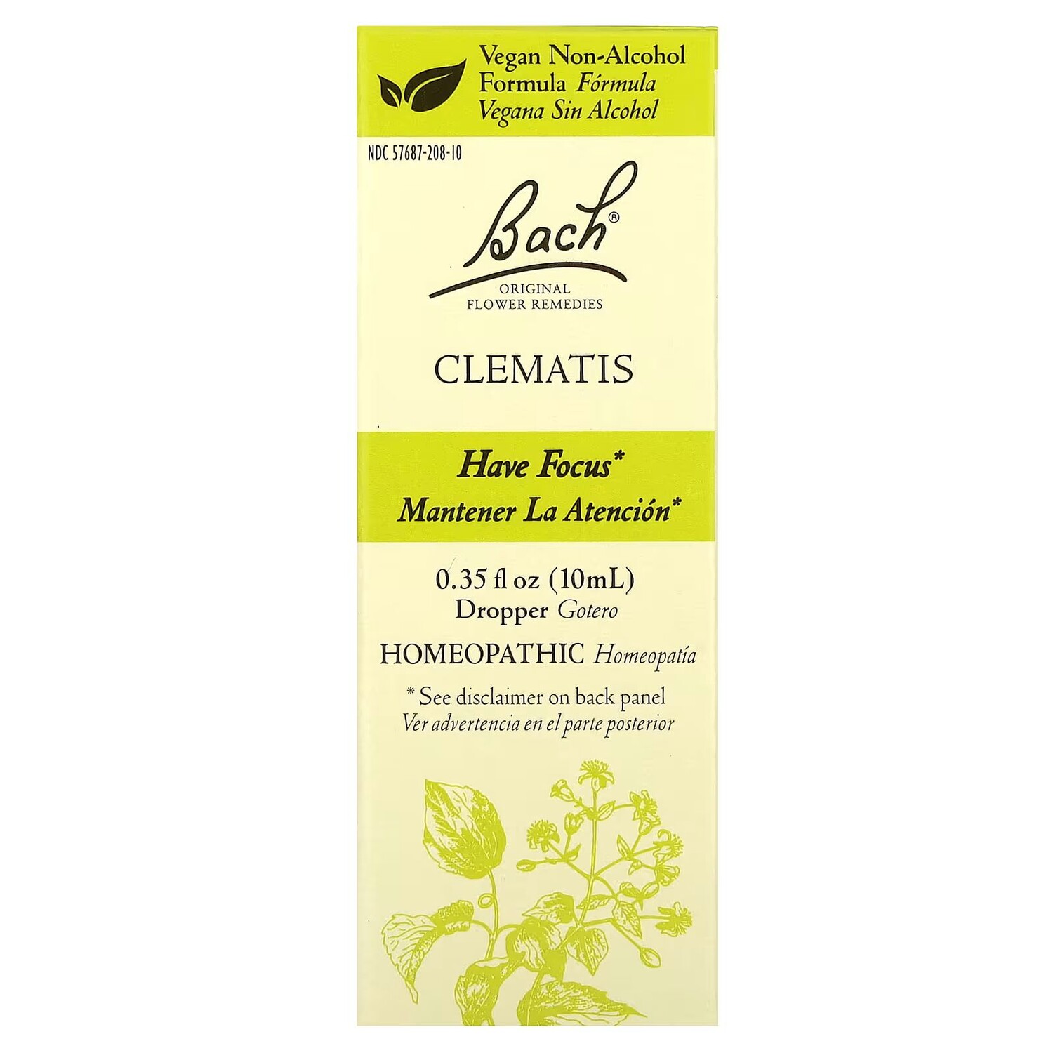 Original Flower Remedies, клематис, 10 мл (0,35 жидк. унции) Bach
Original Flower Remedies, клематис, 10 мл (0,35 жидк. унции) Bach
