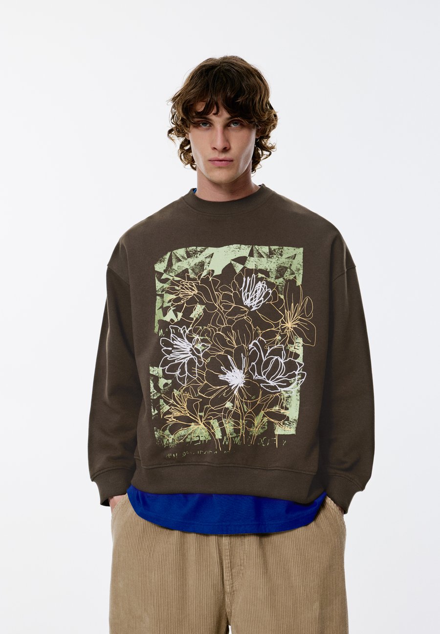 Толстовка PULL&BEAR Sweatshirt, Brown
Толстовка PULL&BEAR Sweatshirt, Brown
