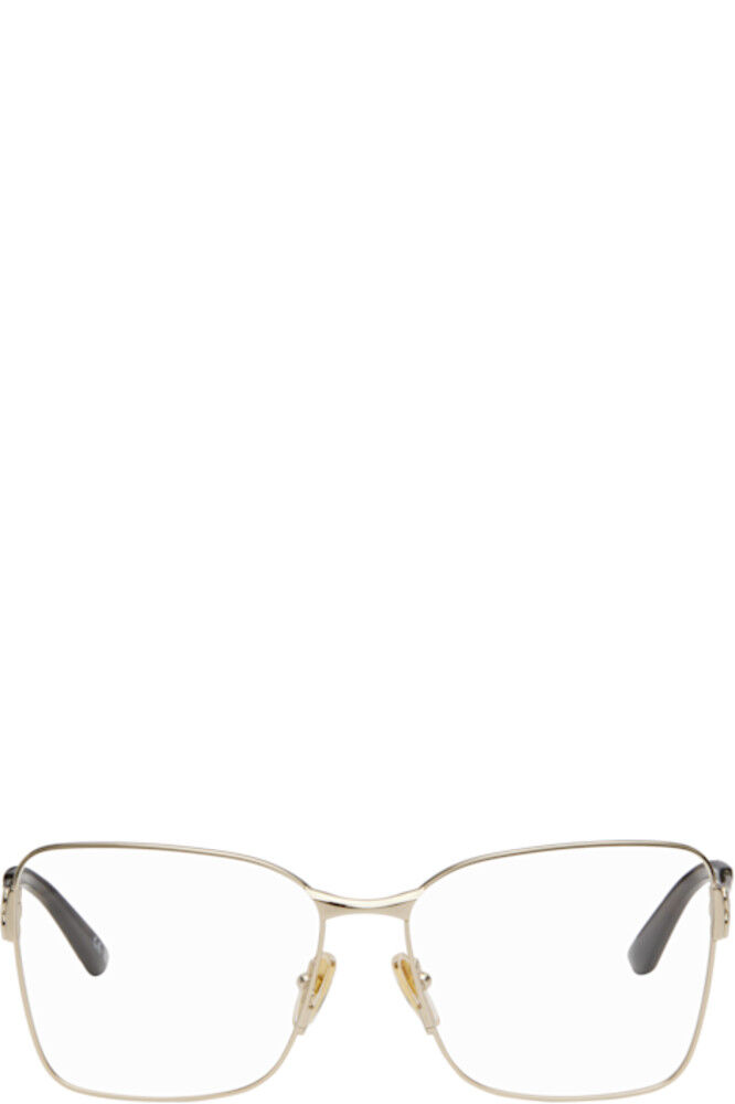 Золотые квадратные металлические очки Mercury Balenciaga 
Золотые квадратные металлические очки Mercury Balenciaga