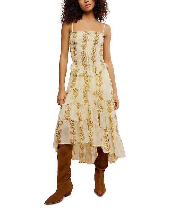 Алехандра - цветочное миди-платье Free People, белый
Алехандра - цветочное миди-платье Free People, белый