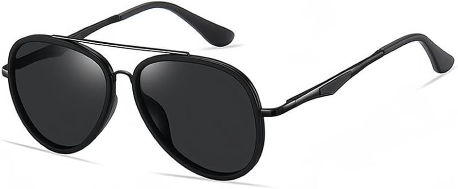 Ретро-солнцезащитные очки для мужчин, плоская верхняя часть, двойная перемычка, солнцезащитные очки для женщин, винтажные очки для путешествий и вождения, защита от ультрафиолета UV400 TYUVIVO, C04 Black
Ретро-солнцезащитные очки для мужчин, плоская верхняя часть, двойная перемычка, солнцезащитные очки для женщин, винтажные очки для путешествий и вождения, защита от ультрафиолета UV400 TYUVIVO, C04 Black