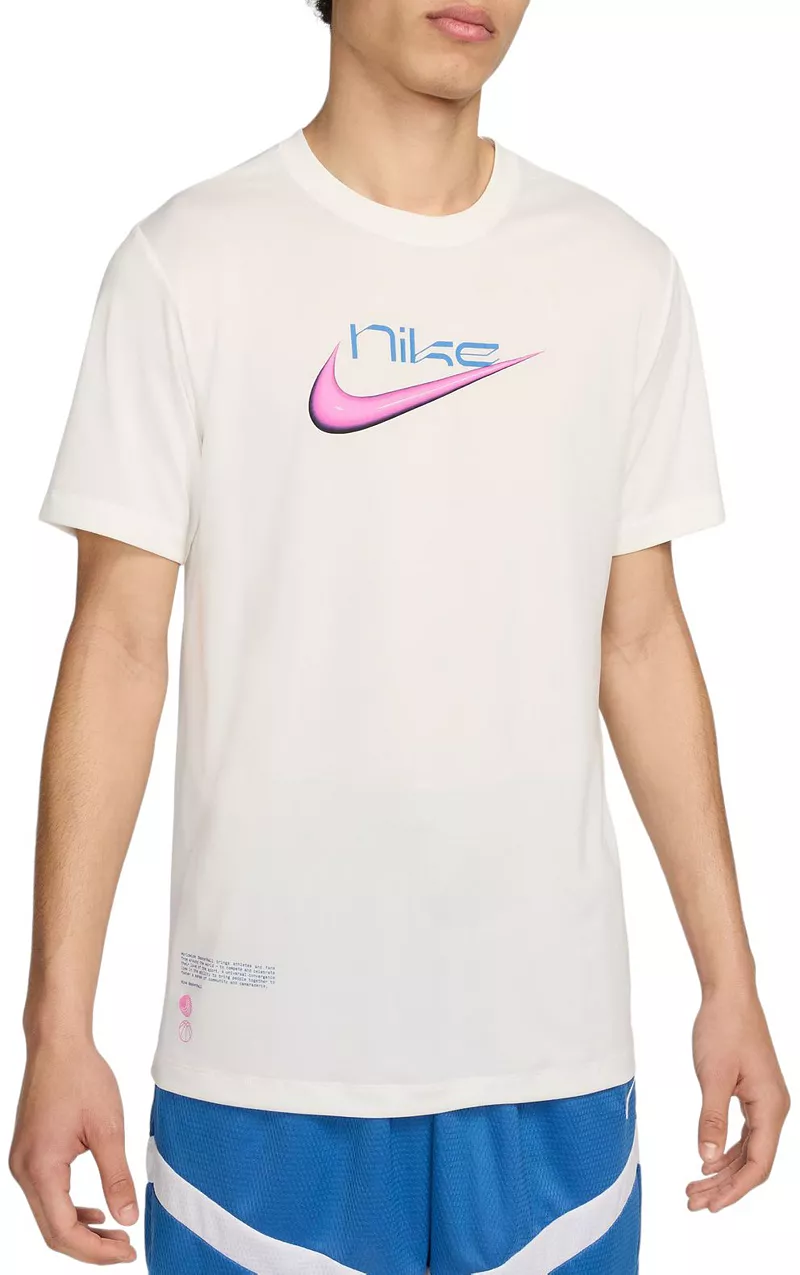 Мужская баскетбольная футболка с короткими рукавами и графикой Nike Dri-FIT Worldwide, цвет Sail
Мужская баскетбольная футболка с короткими рукавами и графикой Nike Dri-FIT Worldwide, цвет Sail