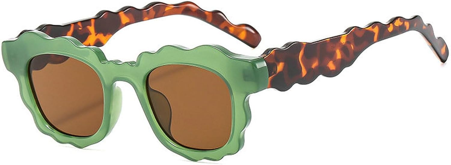 Солнцезащитные очки COTIA Fashion Square для женщин, новые, с уникальной оправой неправильной волнообразной формы, солнцезащитные очки для мужчин, модные и милые очки, Green
Солнцезащитные очки COTIA Fashion Square для женщин, новые, с уникальной оправой неправильной волнообразной формы, солнцезащитные очки для мужчин, модные и милые очки, Green