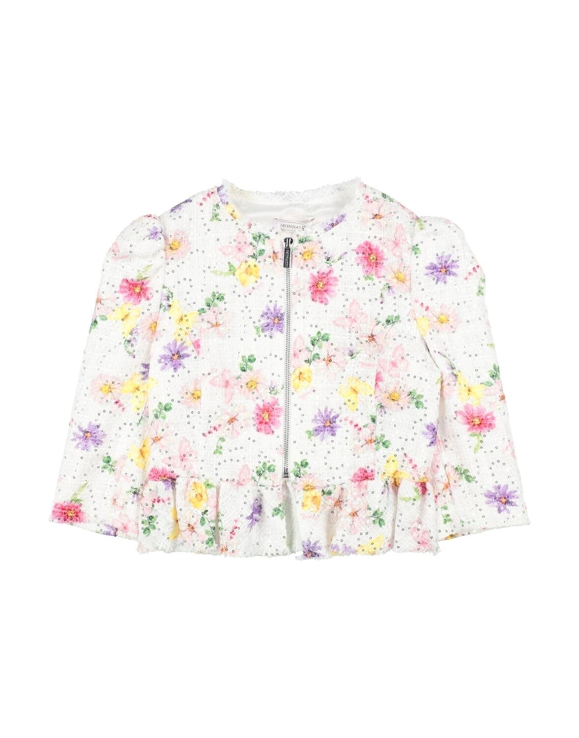 Блейзер Monnalisa, белый 
Блейзер Monnalisa, белый