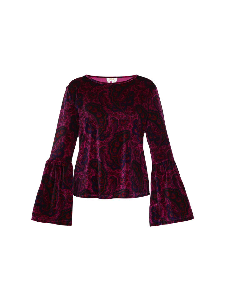 Женская блузка фиолетового цвета с разноцветными вставками usha FESTIVAL
Женская блузка фиолетового цвета с разноцветными вставками usha FESTIVAL