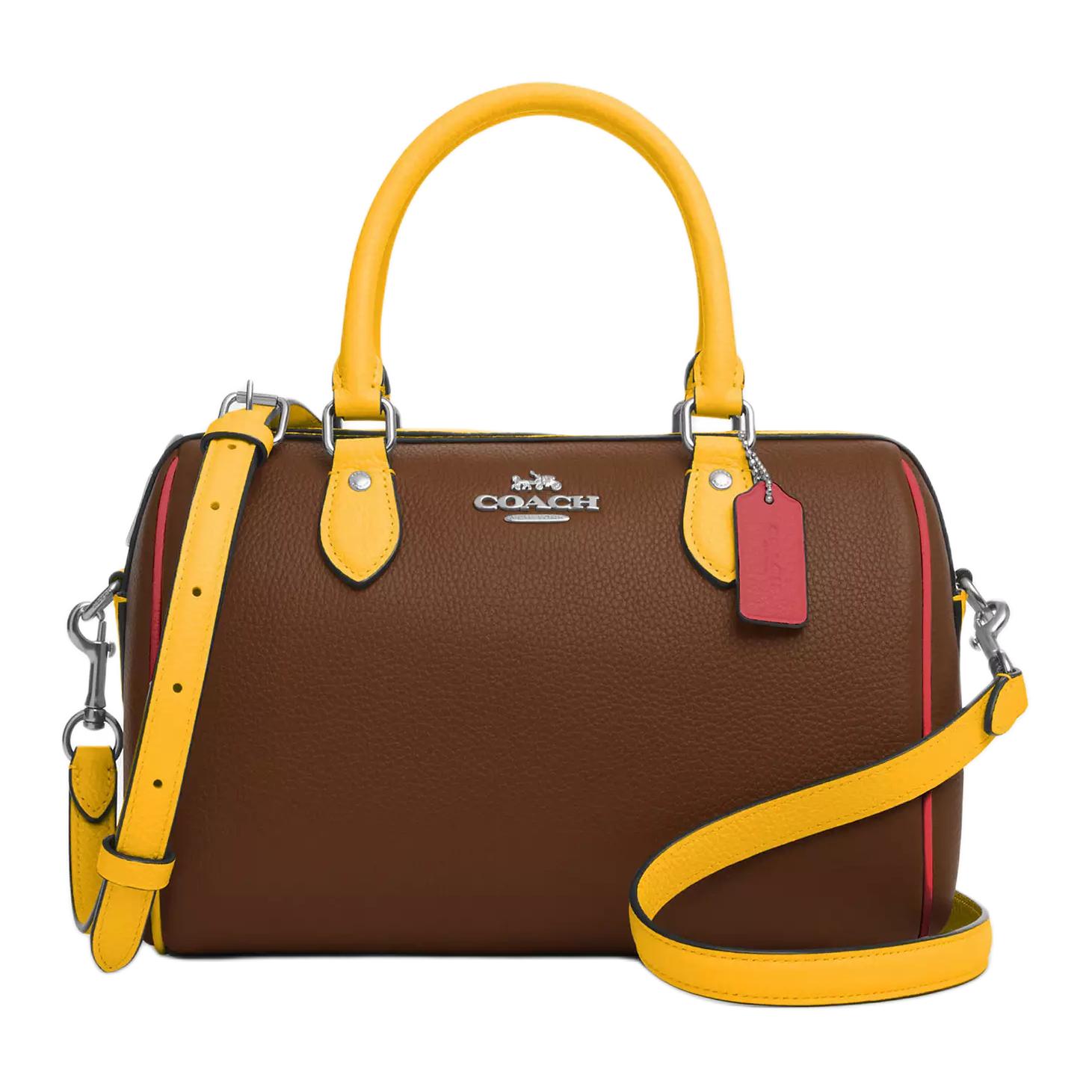 COACH Сумка кросс-боди Rowan Litchi Grain Leather средний размер женская седло Multicolor
COACH Сумка кросс-боди Rowan Litchi Grain Leather средний размер женская седло Multicolor