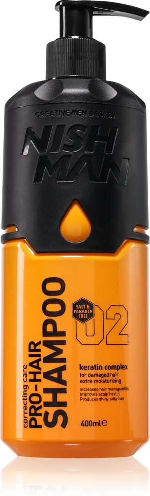 Профессиональный шампунь для волос Nish Man, vyrams 400 мл
Профессиональный шампунь для волос Nish Man, vyrams 400 мл
