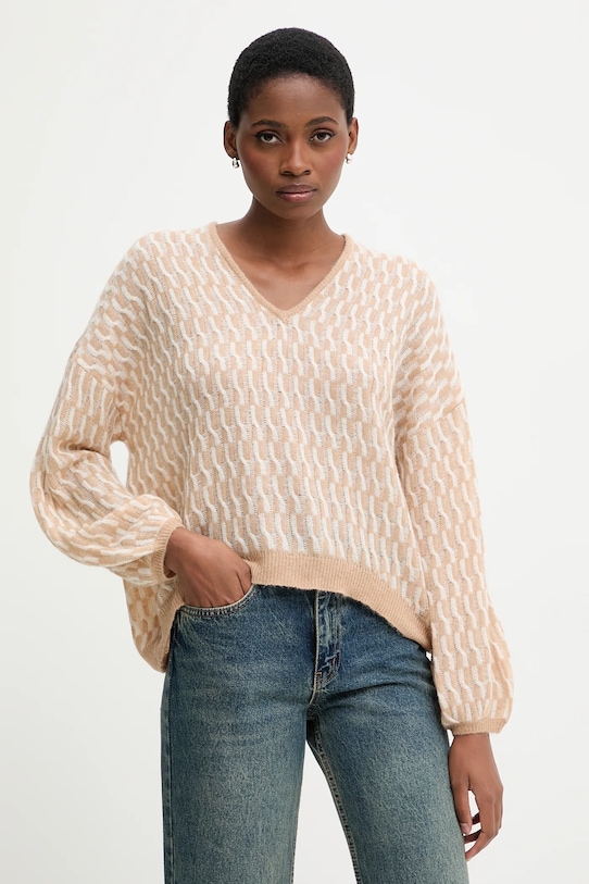 Свитер из смесовой шерсти United Colors Of Benetton, бежевый
Свитер из смесовой шерсти United Colors Of Benetton, бежевый