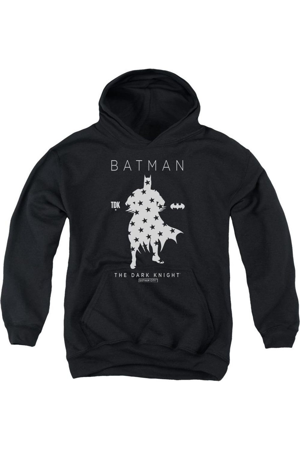 Батмен: худи с силуэтом звезды для подростков Gildan, черный
Батмен: худи с силуэтом звезды для подростков Gildan, черный