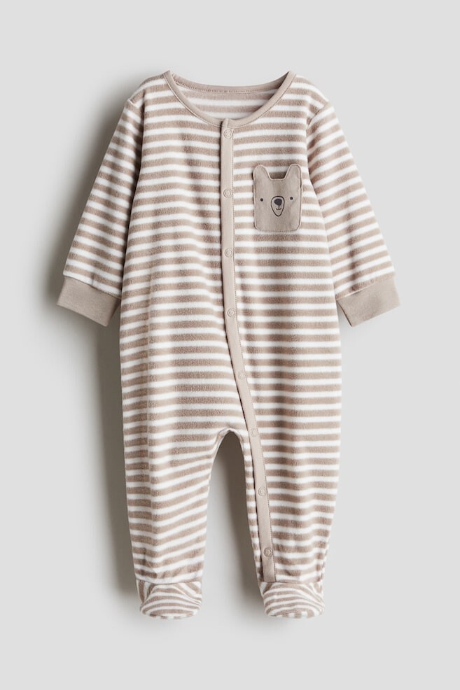 Флисовая пижама H&M, бежевый
Флисовая пижама H&M, бежевый