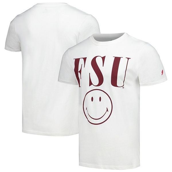 Мужская белая футболка florida state seminoles smiley all american League Collegiate Wear
Мужская белая футболка florida state seminoles smiley all american League Collegiate Wear
