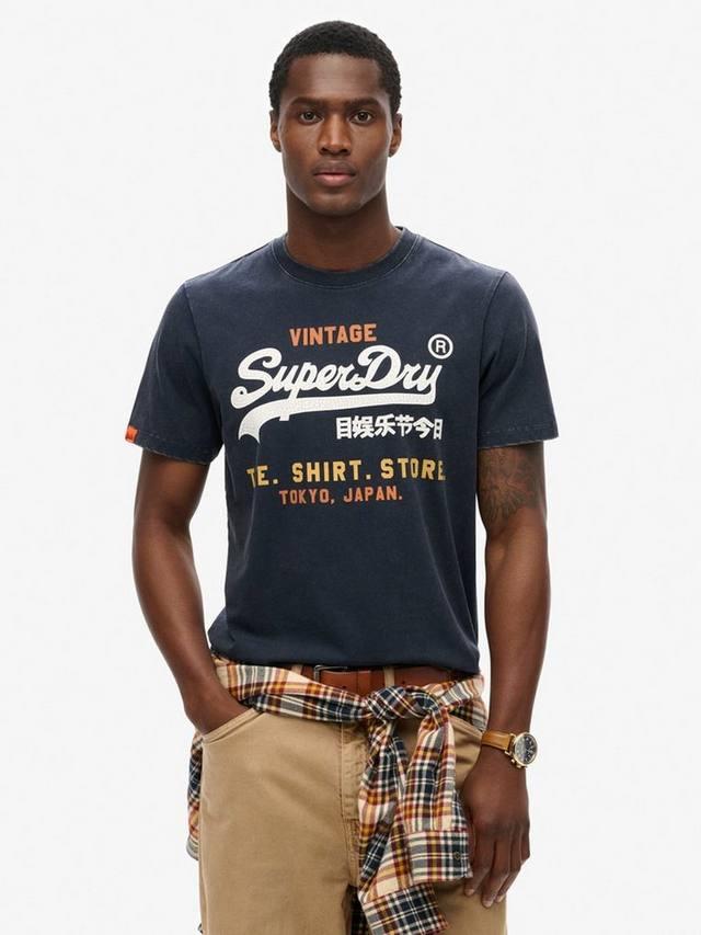Винтажная футболка Cali с логотипом Superdry, Nautical Navy
Винтажная футболка Cali с логотипом Superdry, Nautical Navy