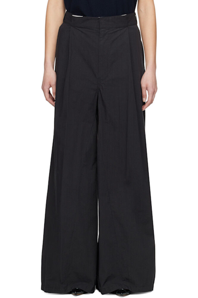 Черные брюки со складками Maison Margiela
Черные брюки со складками Maison Margiela