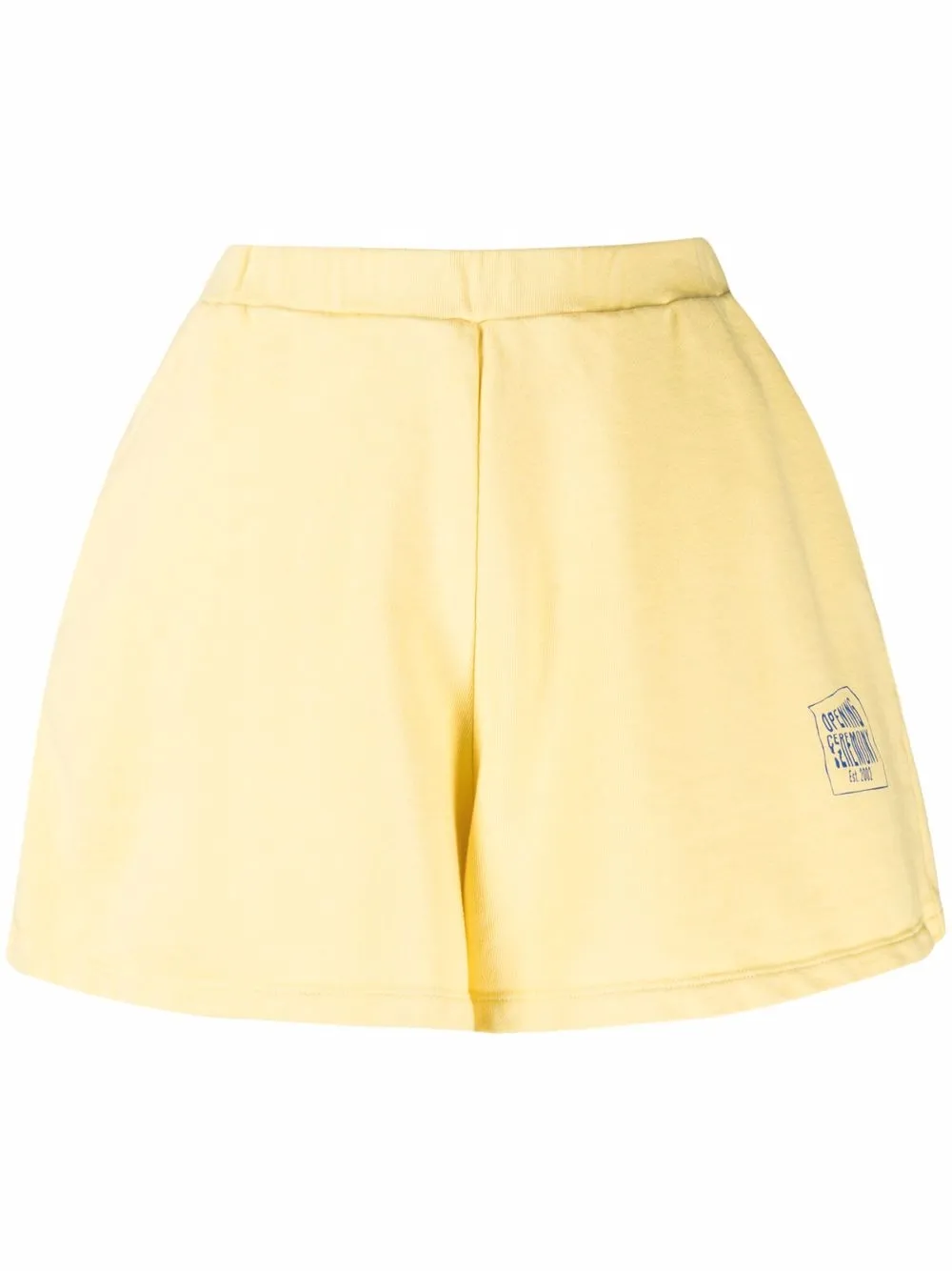 Шорты с эластичным поясом и логотипом Opening Ceremony, желтый 
Шорты с эластичным поясом и логотипом Opening Ceremony, желтый