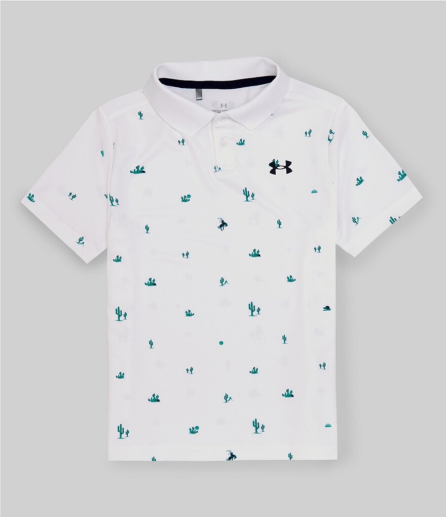 Рубашка-поло с короткими рукавами и принтом кактусов Under Armour Big Boys 8-20, белый
Рубашка-поло с короткими рукавами и принтом кактусов Under Armour Big Boys 8-20, белый