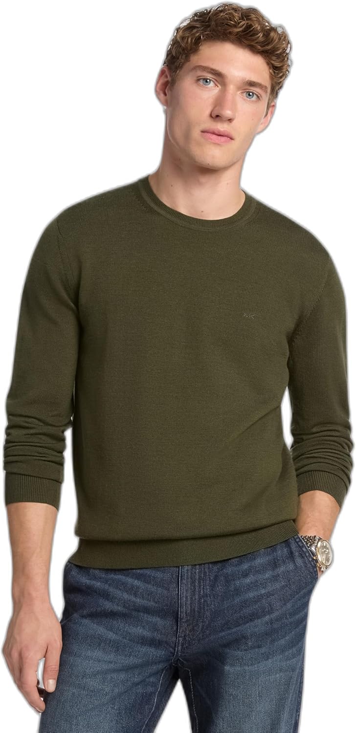 Michael Kors мужской свитер-водолазка из мериносовой шерсти, Ivy
Michael Kors мужской свитер-водолазка из мериносовой шерсти, Ivy