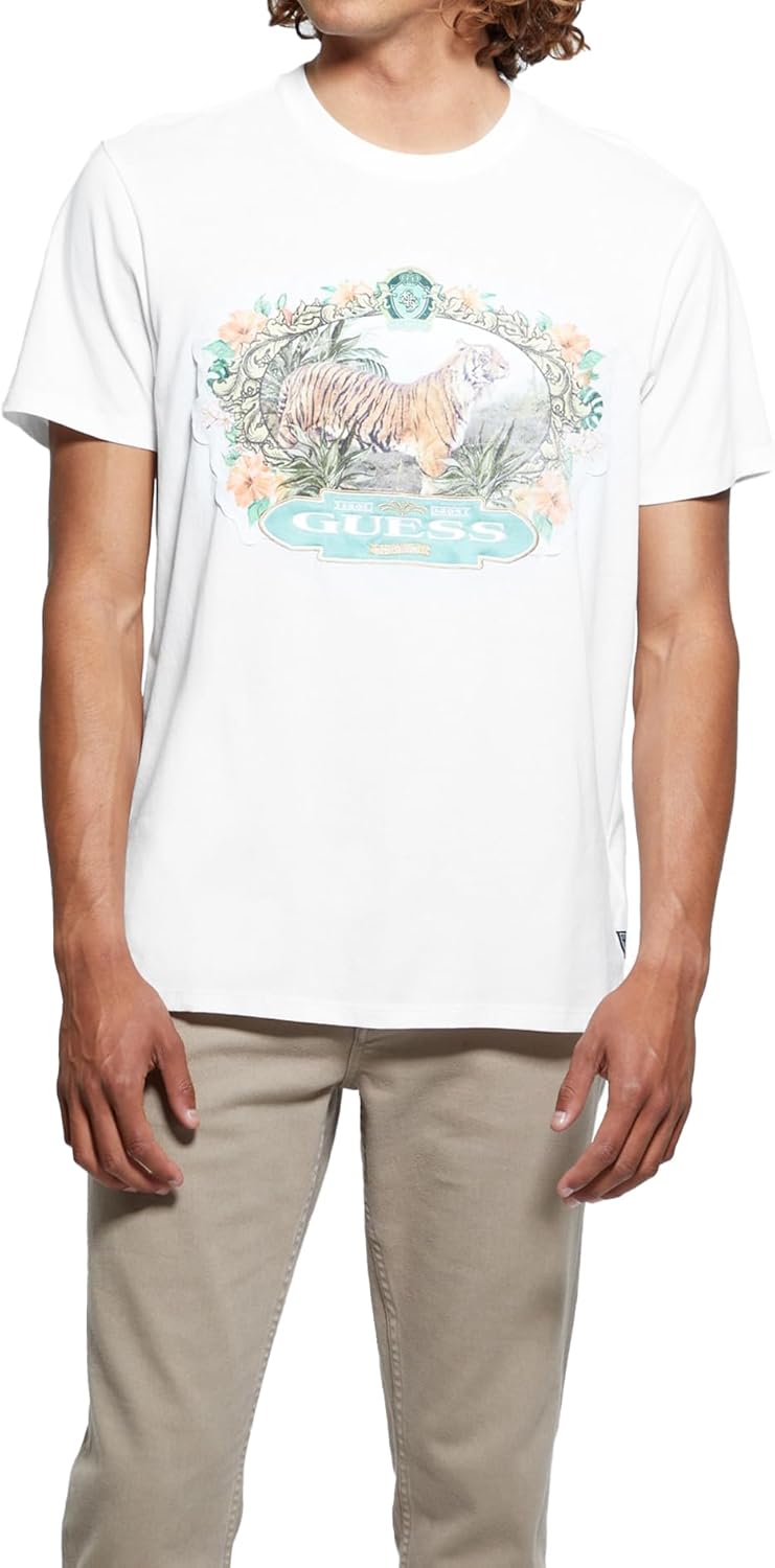 Мужская футболка Guess Eco Tiger Label, Salt White, Белый, Мужская футболка Guess Eco Tiger Label, Salt White
Мужская футболка Guess Eco Tiger Label, Salt White, Белый, Мужская футболка Guess Eco Tiger Label, Salt White