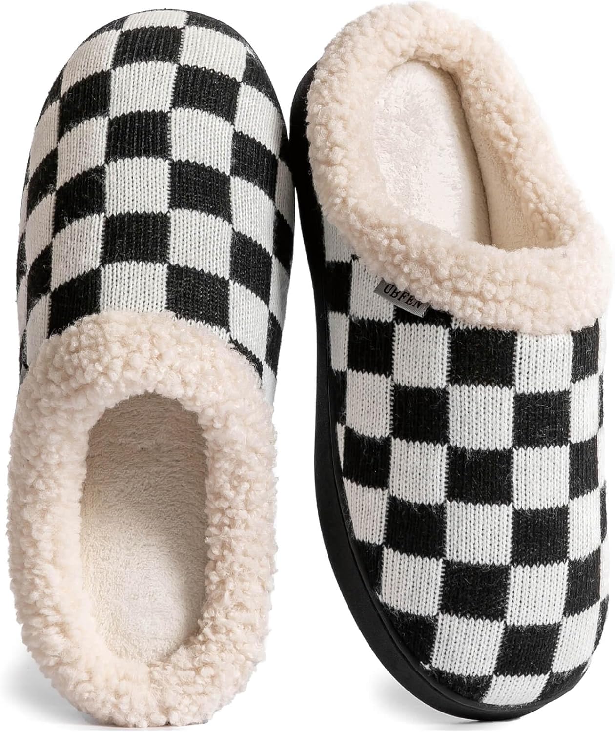 Мужские тапочки UBFEN для дома и спальни с мемори-пенной стелькой, легкие, без застежек, подходят для улицы, белый/черный
Мужские тапочки UBFEN для дома и спальни с мемори-пенной стелькой, легкие, без застежек, подходят для улицы, белый/черный