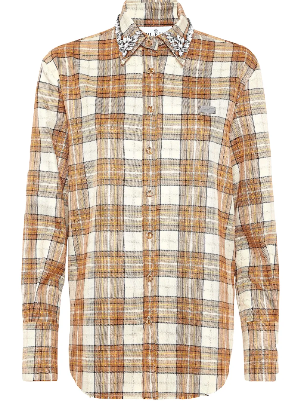 Рубашка Strass Flame Philipp Plein, нейтральный
Рубашка Strass Flame Philipp Plein, нейтральный