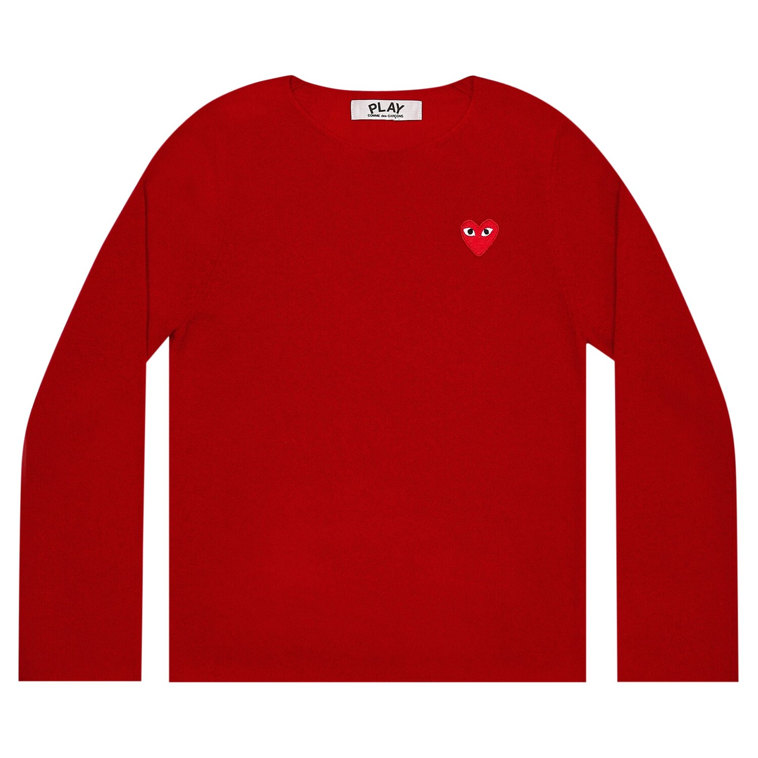 Свитер с круглым вырезом Comme des Garçons PLAY, красный
Свитер с круглым вырезом Comme des Garçons PLAY, красный