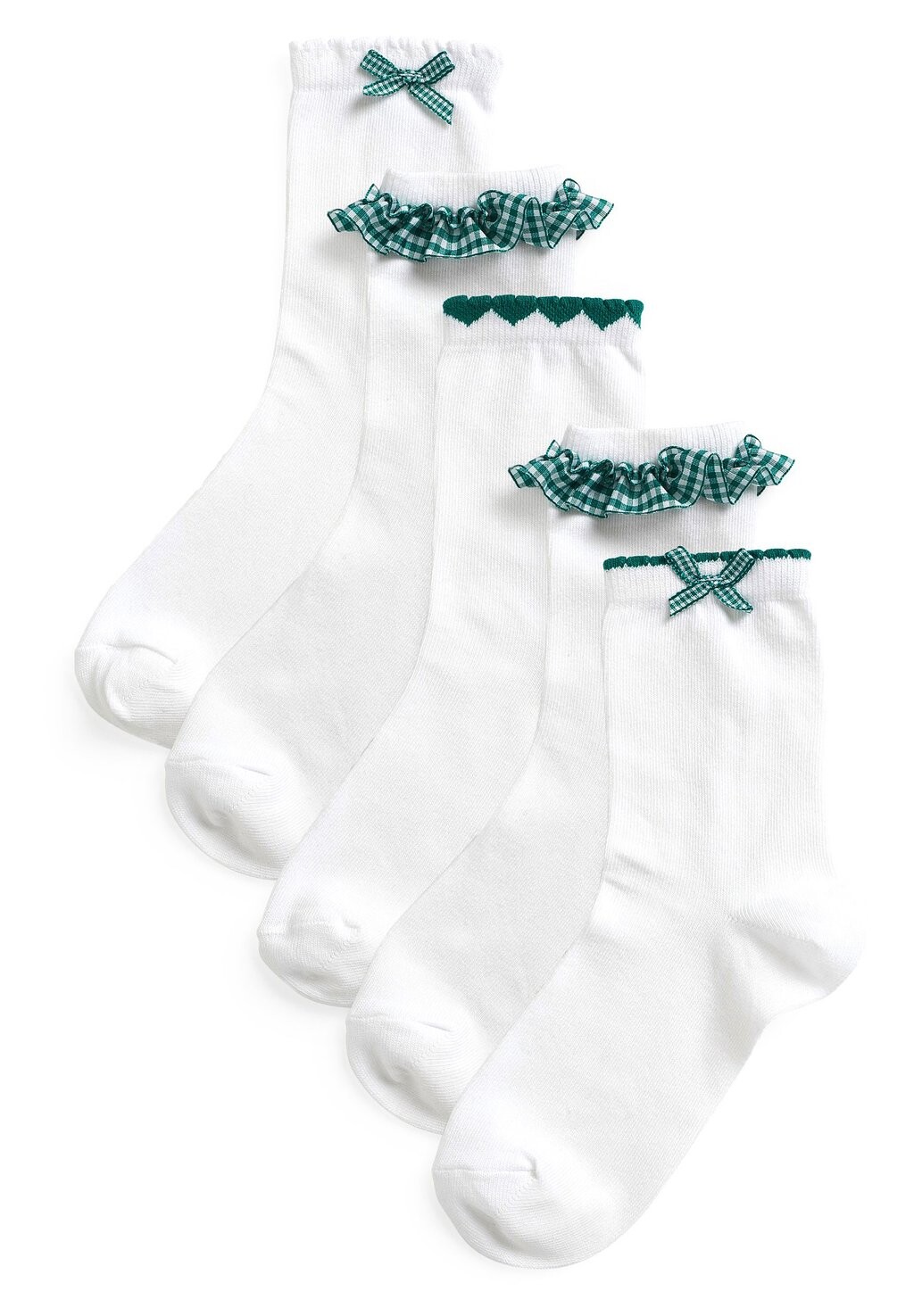 Носки 5 Пакет Next, цвет white/green
Носки 5 Пакет Next, цвет white/green