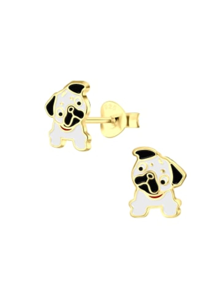 Alexander York Серьги-гвоздики в виде собаки/мопса, серебро 925 пробы с золотым покрытием, комплект из 2 штук
Alexander York Серьги-гвоздики в виде собаки/мопса, серебро 925 пробы с золотым покрытием, комплект из 2 штук