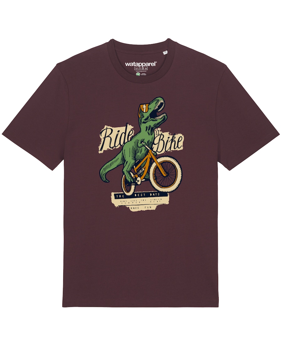 Рубашка Watapparel T-Rex Fahrrad, темно-красный
Рубашка Watapparel T-Rex Fahrrad, темно-красный