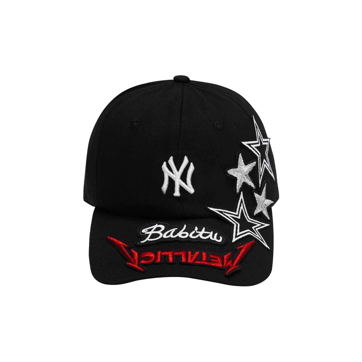 MLB Хлопковая бейсболка унисекс черная, Black 
MLB Хлопковая бейсболка унисекс черная, Black