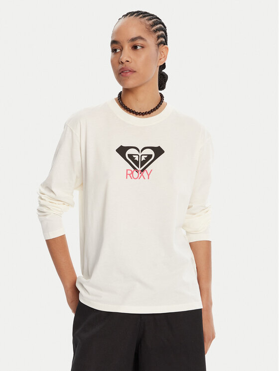 Блузка regular fit Hangloose Art Ls ERJZT06035 Roxy, экрю 
Блузка regular fit Hangloose Art Ls ERJZT06035 Roxy, экрю