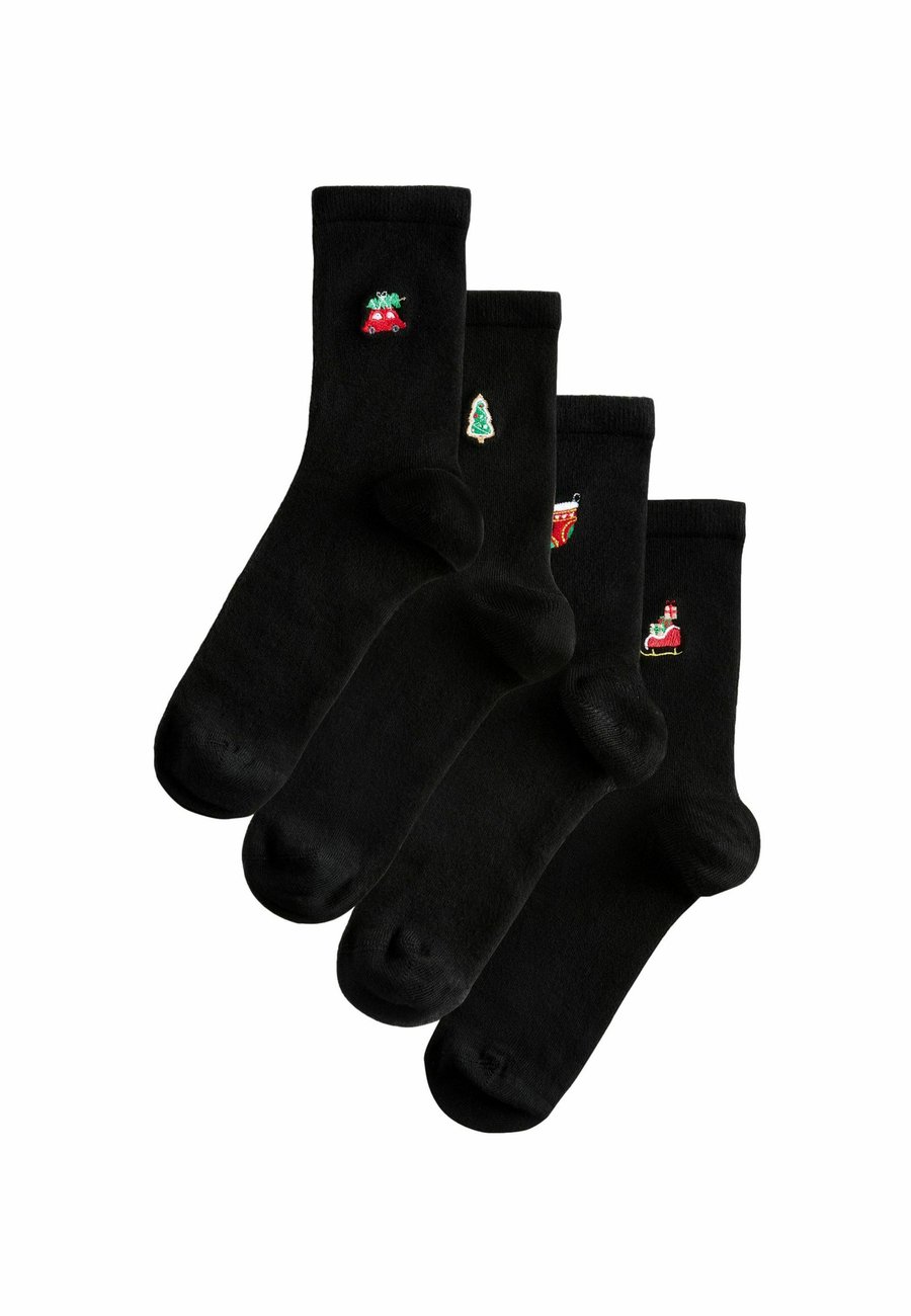 Носки Next MOTIF 4 PACK STANDARD, Christmas Icons/Mottled Black
Носки Next MOTIF 4 PACK STANDARD, Christmas Icons/Mottled Black