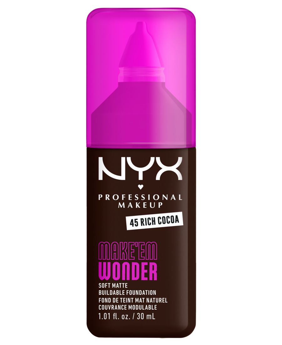Тональный крем Wonder Foundation, 0,84 унции NYX Professional Makeup, цвет rich cocoa
Тональный крем Wonder Foundation, 0,84 унции NYX Professional Makeup, цвет rich cocoa